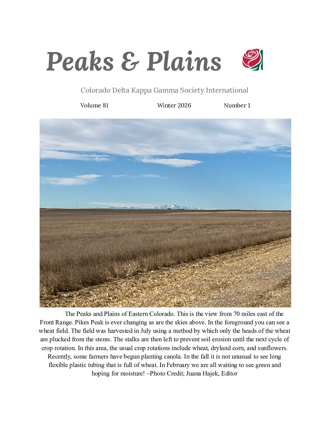 Peaks & Plains Winter 26